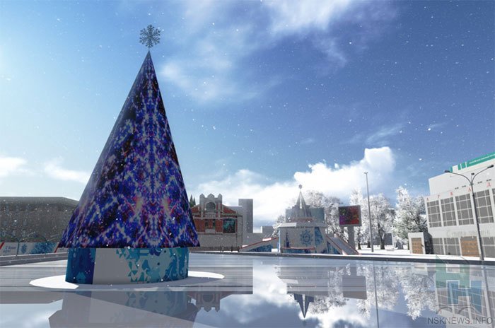 Новосибирск готовится к новогоднему преображению